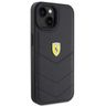 Ferrari FEHCP15SRDUK iPhone 15 / 14 / 13 6.1" czarny/black hardcase Quilted Metal Logo na NearMe.pl