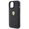 Ferrari FEHCP15SRDUK iPhone 15 / 14 / 13 6.1" czarny/black hardcase Quilted Metal Logo na NearMe.pl