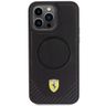Ferrari FEHMP15XPTEK iPhone 15 Pro Max 6.7" czarny/black hardcase Carbon Metal Logo MagSafe na NearMe.pl