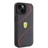 Ferrari FEHCP15SPTWK iPhone 15 / 14 / 13 6.1" czarny/black hardcase Twist Metal Logo na NearMe.pl
