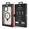 Ferrari FEHMP15SUSCAH iPhone 15 / 14 / 13 6.1" transparent hardcase Ring Stand 2023 Collection MagSafe na NearMe.pl