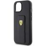Ferrari FEHCP15SGSPSIK iPhone 15 / 14 / 13 6.1" czarny/black hardcase Grip Stand Metal Logo na NearMe.pl