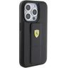 Ferrari FEHCP15LGSPSIK iPhone 15 Pro 6.1" czarny/black hardcase Grip Stand Metal Logo na NearMe.pl