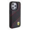 Ferrari FEHCP15LPWAK iPhone 15 Pro 6.1" czarny/black hardcase Perforated Waves Metal Logo na NearMe.pl