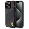 Ferrari FEHCP15XPWAK iPhone 15 Pro Max 6.7" czarny/black hardcase Perforated Waves Metal Logo na NearMe.pl