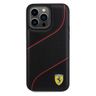 Ferrari FEHCP15XPWAK iPhone 15 Pro Max 6.7" czarny/black hardcase Perforated Waves Metal Logo na NearMe.pl