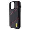 Ferrari FEHCP15XPWAK iPhone 15 Pro Max 6.7" czarny/black hardcase Perforated Waves Metal Logo na NearMe.pl