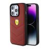 Ferrari FEHCP15LRDUR iPhone 15 Pro 6.1" czerwony/red hardcase Leather Stitched Lines na NearMe.pl