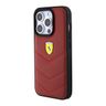 Ferrari FEHCP15LRDUR iPhone 15 Pro 6.1" czerwony/red hardcase Leather Stitched Lines na NearMe.pl