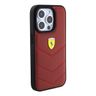 Ferrari FEHCP15LRDUR iPhone 15 Pro 6.1" czerwony/red hardcase Leather Stitched Lines na NearMe.pl