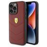 Ferrari FEHCP15XRDUR iPhone 15 Pro Max 6.7" czerwony/red hardcase Leather Stitched Lines na NearMe.pl