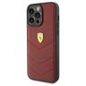 Ferrari FEHCP15XRDUR iPhone 15 Pro Max 6.7" czerwony/red hardcase Leather Stitched Lines na NearMe.pl
