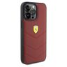 Ferrari FEHCP15XRDUR iPhone 15 Pro Max 6.7" czerwony/red hardcase Leather Stitched Lines na NearMe.pl