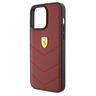 Ferrari FEHCP15XRDUR iPhone 15 Pro Max 6.7" czerwony/red hardcase Leather Stitched Lines na NearMe.pl