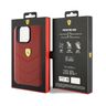 Ferrari FEHCP15XRDUR iPhone 15 Pro Max 6.7" czerwony/red hardcase Leather Stitched Lines na NearMe.pl