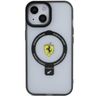Ferrari FEHMP15MUSCAK iPhone 15 Plus /   14 Plus 6.7" transparentny dymny hardcase Ring Stand 2023 Collection MagSafe na NearMe.pl