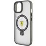 Ferrari FEHMP15MUSCAK iPhone 15 Plus /   14 Plus 6.7" transparentny dymny hardcase Ring Stand 2023 Collection MagSafe na NearMe.pl