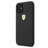 Ferrari Hardcase FESSIHCN61BK iPhone 116,1" / Xr czarny/black Silicone na NearMe.pl