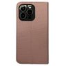 Etui Smart Magnet book iPhone 15  6.1"różowo złoty/rose gold na NearMe.pl