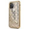 Guess GUHCN58PEOLGGO iPhone 11 Prozłoty/gold hard case 4G Peony Liquid Glitter na NearMe.pl