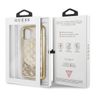 Guess GUHCN58PEOLGGO iPhone 11 Prozłoty/gold hard case 4G Peony Liquid Glitter na NearMe.pl