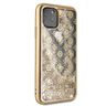 Guess GUHCN58PEOLGGO iPhone 11 Prozłoty/gold hard case 4G Peony Liquid Glitter na NearMe.pl