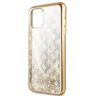 Guess GUHCN65PEOLGGO iPhone 11 ProMax złoty/gold hard case 4G Peony Liquid Glitter na NearMe.pl