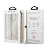 Guess GUHCN65PEOLGGO iPhone 11 ProMax złoty/gold hard case 4G Peony Liquid Glitter na NearMe.pl
