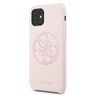 Guess GUHCN61LS4GLP iPhone 11 6,1 / Xrlight pink/jasnoróżowy hard case Silicone 4G Tone On Tone na NearMe.pl