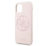 Guess GUHCN61LS4GLP iPhone 11 6,1 / Xrlight pink/jasnoróżowy hard case Silicone 4G Tone On Tone na NearMe.pl