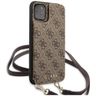 Guess GUHCN65CB4GB iPhone 11 Pro Maxbrązowy/brown hard case 4G Crossbody na NearMe.pl