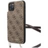 Guess GUHCN65CB4GB iPhone 11 Pro Maxbrązowy/brown hard case 4G Crossbody na NearMe.pl