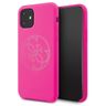Guess GUHCN61LS4GFU iPhone 11 6,1" / Xrfuksja/fuchsia hard case Silicone 4G Tone On Tone na NearMe.pl