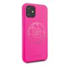 Guess GUHCN61LS4GFU iPhone 11 6,1" / Xrfuksja/fuchsia hard case Silicone 4G Tone On Tone na NearMe.pl