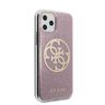 Guess GUHCN58PCUGLPI iPhone 11 Proróżowy/pink hard case 4G Circle Glitter na NearMe.pl
