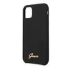 Guess GUHCN65LSLMGBK iPhone 11 Pro Maxblack/czarny hard case Silicone Vintage Gold Logo na NearMe.pl