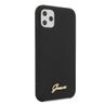 Guess GUHCN65LSLMGBK iPhone 11 Pro Maxblack/czarny hard case Silicone Vintage Gold Logo na NearMe.pl