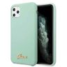Guess GUHCN58LSLMGG iPhone 11 Pro zielony/green hard case Silicone Vintage Gold Logo na NearMe.pl