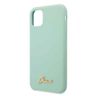Guess GUHCN58LSLMGG iPhone 11 Pro zielony/green hard case Silicone Vintage Gold Logo na NearMe.pl