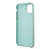 Guess GUHCN58LSLMGG iPhone 11 Pro zielony/green hard case Silicone Vintage Gold Logo na NearMe.pl