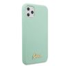 Guess GUHCN65LSLMGG iPhone 11 Pro Max zielony/green hard case Silicone Vintage Gold Logo na NearMe.pl