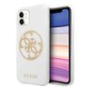 Guess GUHCN61TPUWHGLG iPhone 11 6,1" /Xr biały/white hard case Glitter 4G Circle Logo na NearMe.pl