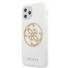 Guess GUHCN65TPUWHGLG iPhone 11 ProMax biały/white hard case Glitter 4G Circle Logo na NearMe.pl