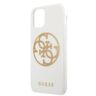 Guess GUHCN65TPUWHGLG iPhone 11 ProMax biały/white hard case Glitter 4G Circle Logo na NearMe.pl