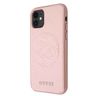 Guess GUHCN61RSSASRG iPhone 11 6,1" / Xrróżowo-złoty/rose gold hard case Saffiano 4G Circle Logo na NearMe.pl
