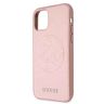 Guess GUHCN61RSSASRG iPhone 11 6,1" / Xrróżowo-złoty/rose gold hard case Saffiano 4G Circle Logo na NearMe.pl
