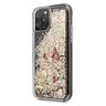 Guess GUHCN58GLHREGO iPhone 11 Progold/złoty hard case Liquid Glitter Hearts na NearMe.pl
