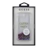 Guess GUHCP7GLUQPU iPhone 6/7/8/SE 2020 / SE 2022 fioletowy/purple hard case Liquid Glitter Party na NearMe.pl