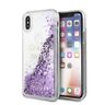 Guess GUHCPXGLUQPU iPhone X/Xsfioletowy/purple hard case Liquid Glitter Party na NearMe.pl
