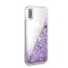 Guess GUHCPXGLUQPU iPhone X/Xsfioletowy/purple hard case Liquid Glitter Party na NearMe.pl